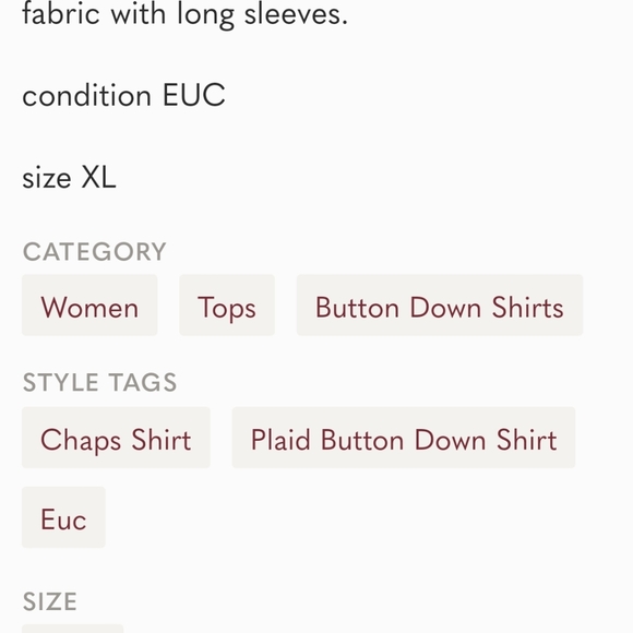 Chaps Plaid Button Down Shirt - Picture 5 of 5